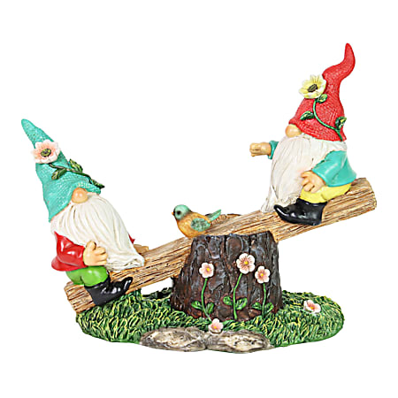 Gnomes on See Saw Statue