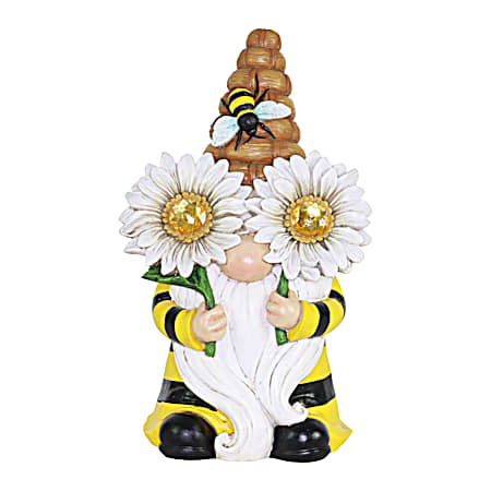 Beekeeper Gnome W/ Flower