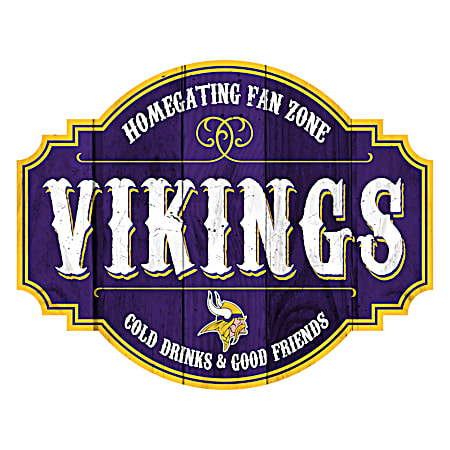 Minnesota Vikings 12 in Homegating Tavern Sign