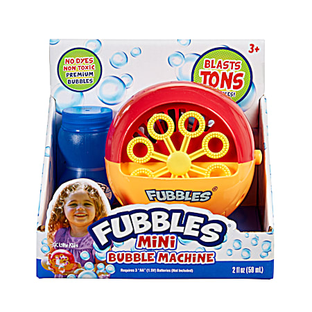 Fubbles Mini Bubble Machine - Assorted