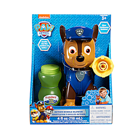 PAW Patrol Action Bubble Blower - Assorted