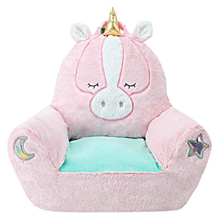 Pink Unicorn Character Chair
