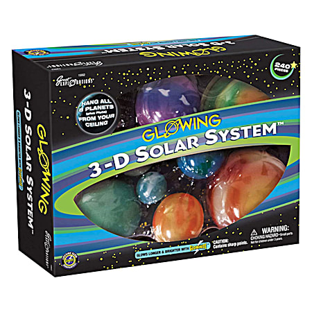 240 pc Glowing 3-D Solar System