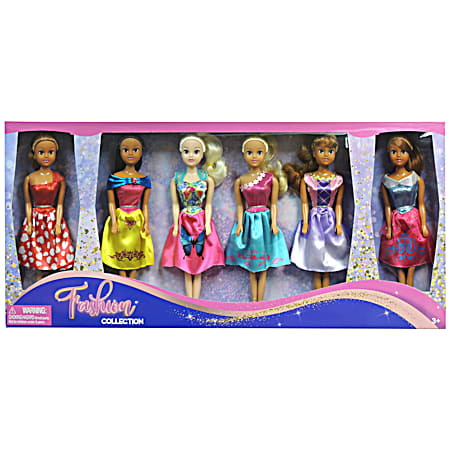 11.5 in Fashion Collection - 6 Pk