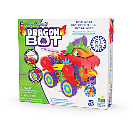 Techno Gears Dragon Bot - 60+ Pc