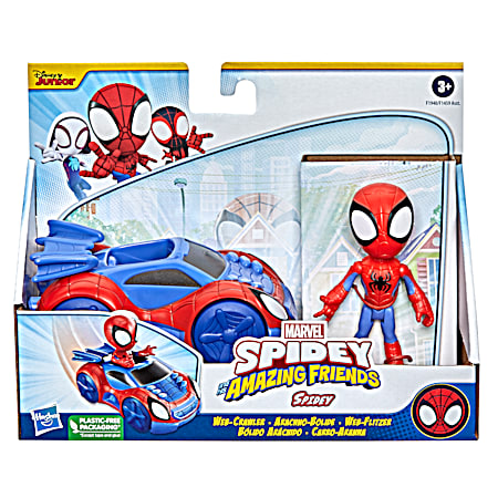 Marvel Spidey and his Amazing Friends Spidey Vehicle & Figure Set - Assorted