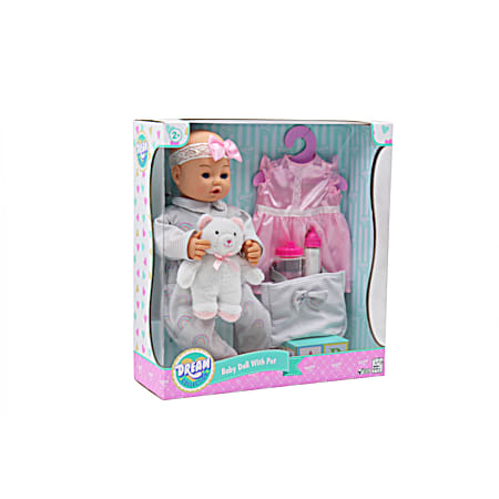 18 in Soft Deluxe Doll w/ Pet Set