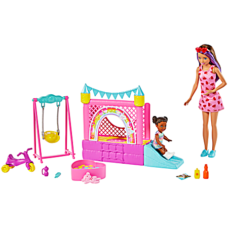 Skipper Babysitters Inc. Bounce House Playset w/ Doll & Accessories