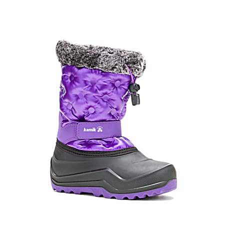 Kids' Black/Purple Penny3 Weather Winter Boots