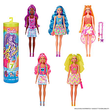 Color Reveal Doll Neon Tie-Dye Series - Assorted