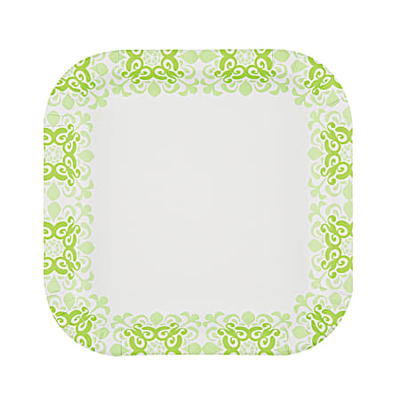 Glad Everyday 10.25 in Square Paper Plates - 50 Ct