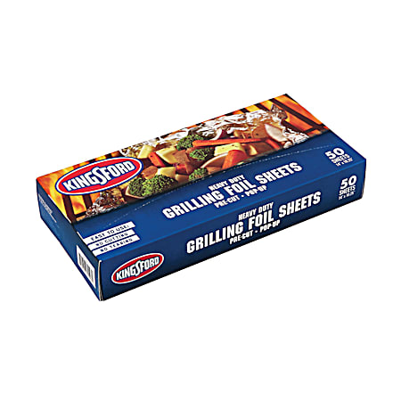 Kingsford Heavy Duty Pop-Up Grilling Foil Sheets - 50 ct