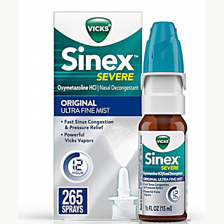 .5 oz Sinex™ SEVERE Ultra Fine Mist Nasal Spray