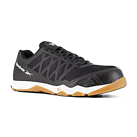 Men's Black/Gum Speed TR Comp Toe Work Shoes