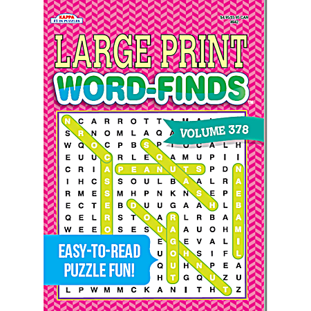 Large Print Word-Finds - Assorted