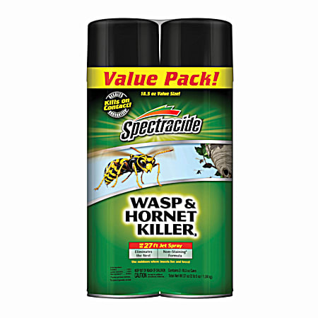 18.5 oz. Wasp & Hornet Killer - Twin Pack
