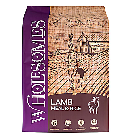 Wholesomes With Lamb Meal & Rice Dry Dog Food