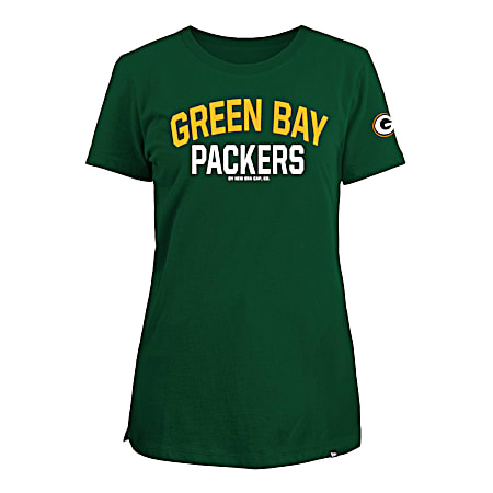 Women's Green Bay Packers Team Graphic Scoop Neck Short Sleeve Tee