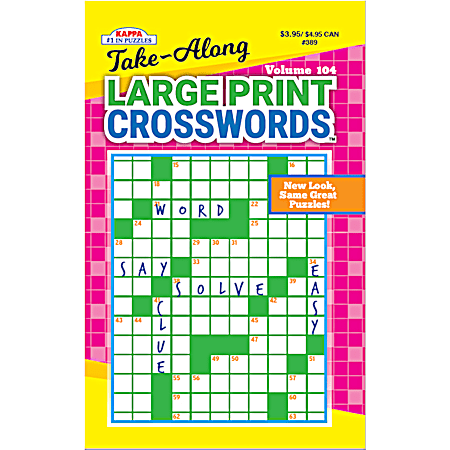 Take A Long Large Print Crosswords