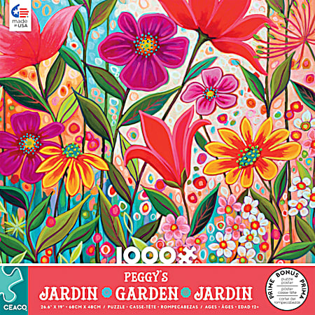 Peggy's Garden Puzzle 1000 Pc - Assorted