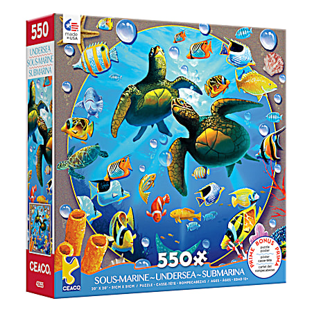 Undersea Puzzle 550 Pc - Assorted