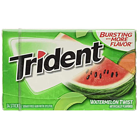 Watermelon Twist Gum - 14 pc