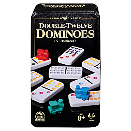 Double 12 Color Dot Mexican Train Dominoes