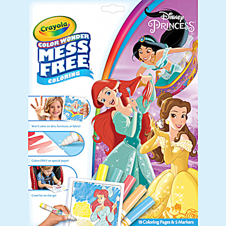 Color Wonder Foldalope Coloring Pages - Disney Princess