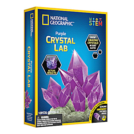 Purple Crystal Growing Lab
