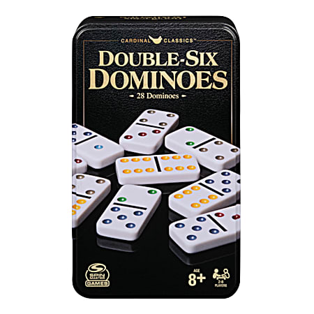 Classics Double-Six Dominoes Tin