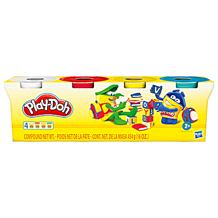 4 Pack of 4 oz Play-Doh - Assorted