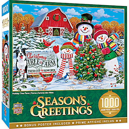 Holiday 1,000 Pc Puzzle - Assorted