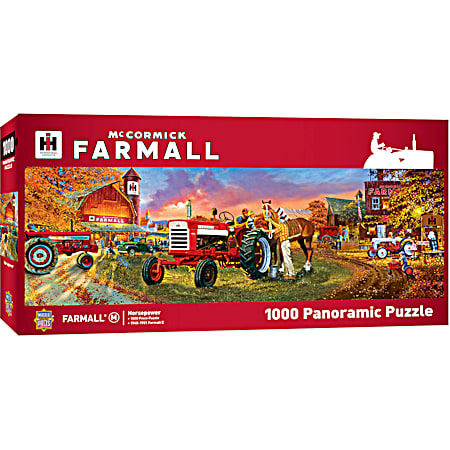 Farmall Horse Power 1,000 Pc Panoramic Puzzle