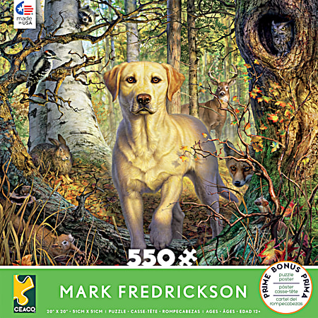 Mark Fredrickson Water's Edge Hunting Dog Jigsaw Puzzle 550 Pc - Assorted