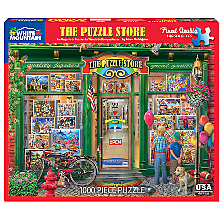 Old Time Shopping 1000 pc Jigsaw Puzzle - Assorted