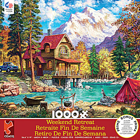 Weekend Retreat Puzzle 1000 Pc - Assorted
