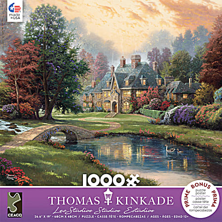 Thomas Kincade Puzzle 1000 Pc - Assorted