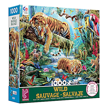 Wild 1000-Pc Puzzles - Assorted
