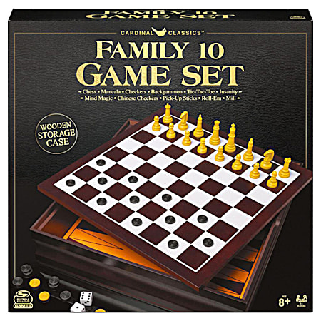Classics Wood Family 10 Game Set