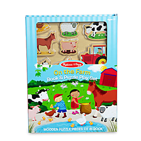 Book & Puzzle Play Set - On the Farm