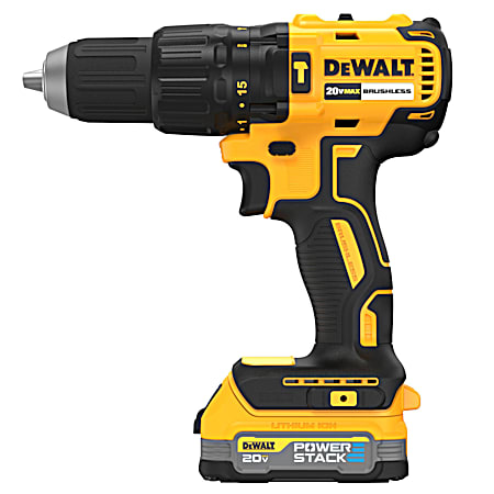 20V MAX Compact Hammer Drill Kit w/ POWERSTACK Battery