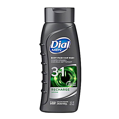 16 oz For Men Recharge 3-in-1 Body Wash