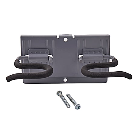 Gray/Black Duramount Steel 2-Hook Tool Holder