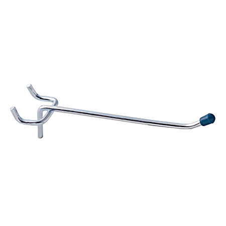 Single Arm Straight Zinc-Plated Steel Peg Hook