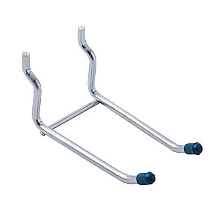 Double Arm Straight Zinc-Plated Steel Peg Hook