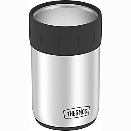 Thermos 12 Oz. Insulated Stainless Steel Beverage Can Insulator - Silver/Gray