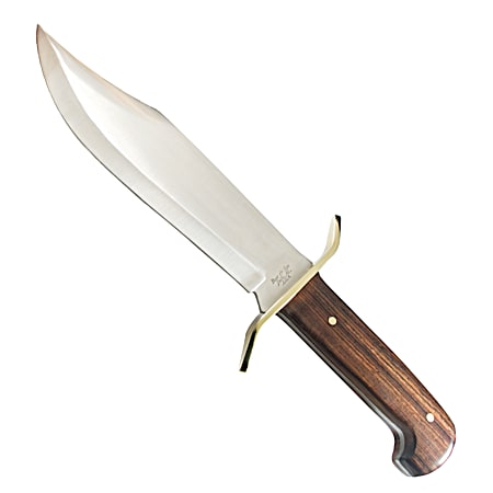12 inch Gold Rush Bowie/Leather Sheath