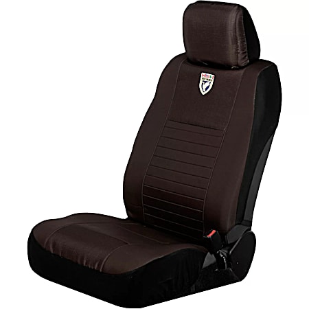 Wader 2 pc Brown/Black Lowback Seat Cover
