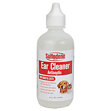 Sulfodene Dog & Cat Liquid Remedy Ear Cleaner Antiseptic Solution