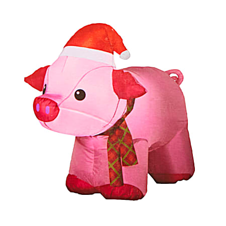 Small Airblown Christmas Piggy Inflatable